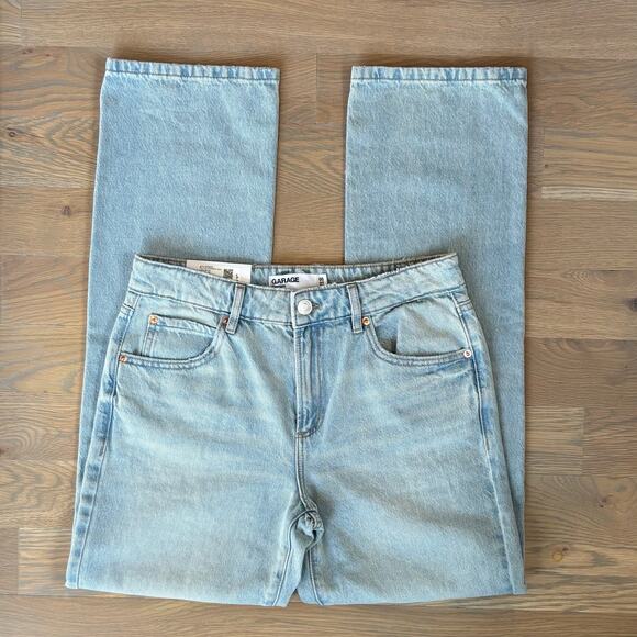 NWT Garage Relaxed Straight Jeans Mid Rise Light Wash Women’s Size 27 - Picture 3 of 11